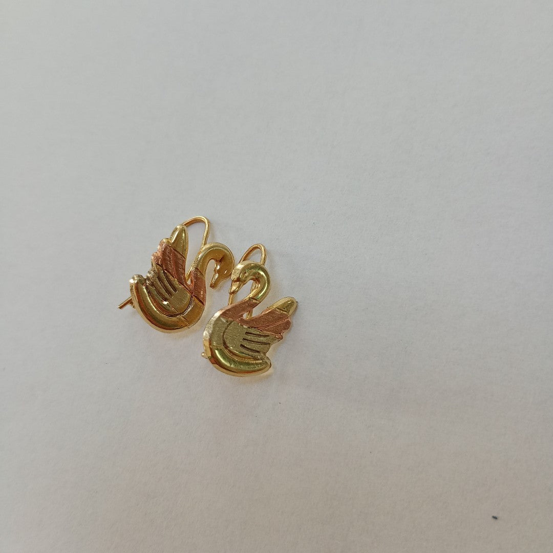 ARETES PAR ORO 10 K 1.1 GRMS (SEMINUEVO)