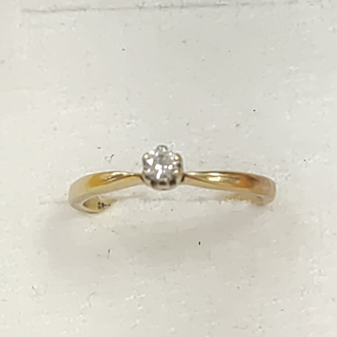 ANILLITO ORO 14 K 1.8 GRMS (SEMINUEVO)