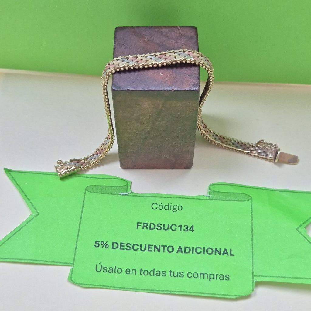 PULSERA ORO 10 K 9.4 GRMS (SEMINUEVO)