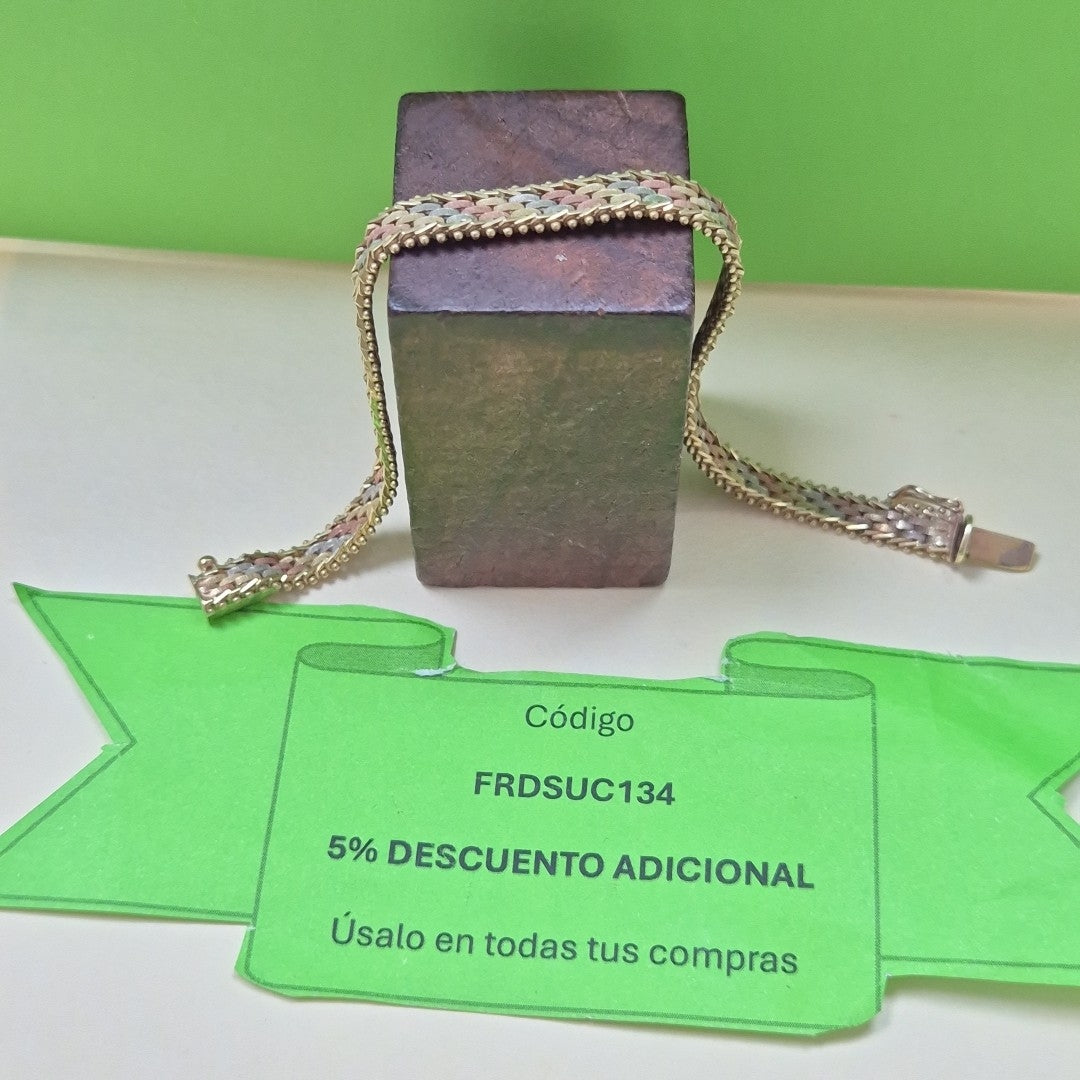 PULSERA ORO 10 K 9.4 GRMS (SEMINUEVO)