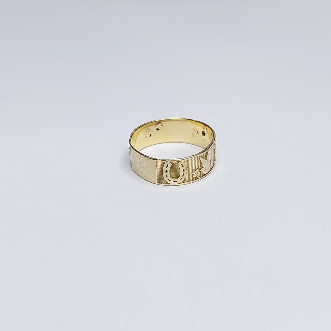 ARGOLLA DE LA SUERTE ORO 14 K 2,50 GRMS (SEMINUEVO)