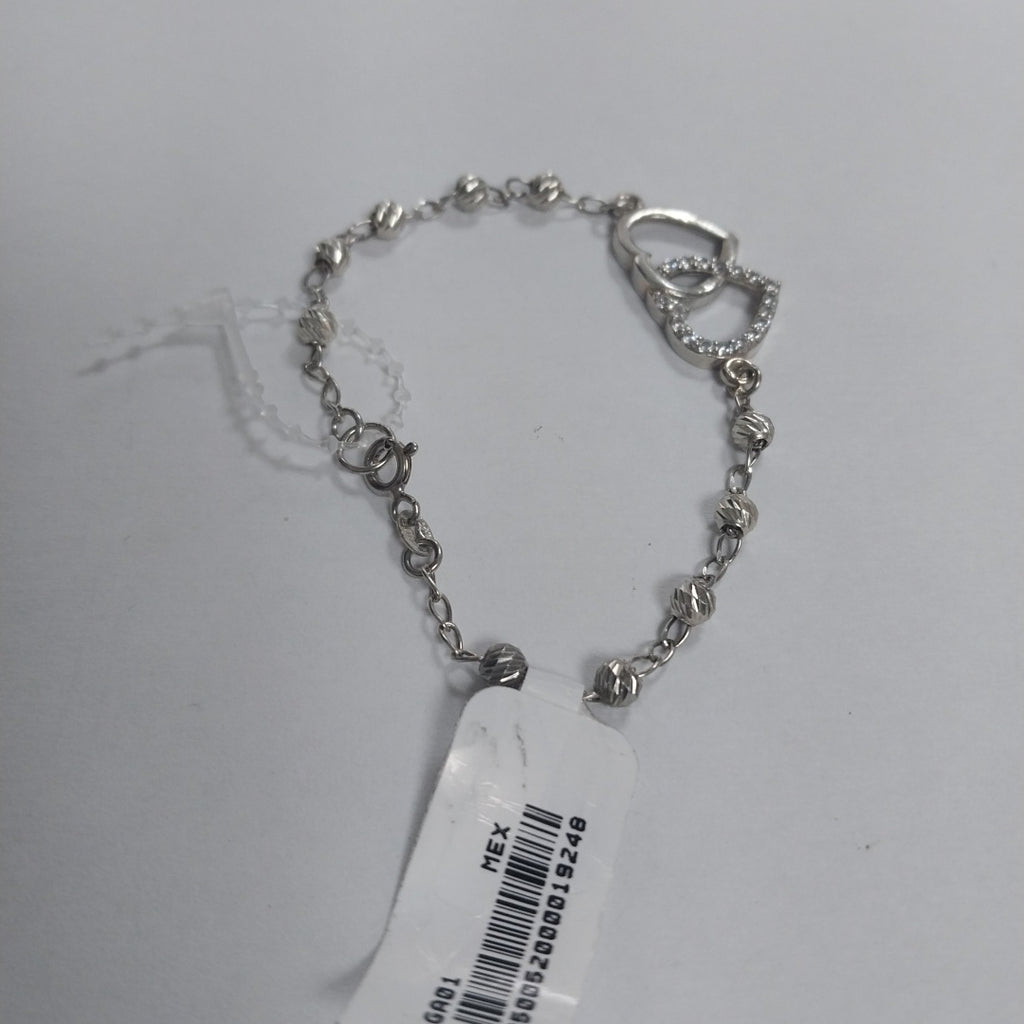PULSERA TEJIDO TEJIDO ESPECIAL PLATA .925 18 CM 4 GR (NUEVO)