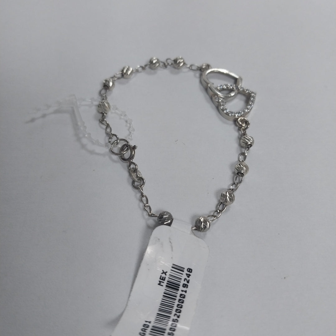 PULSERA TEJIDO TEJIDO ESPECIAL PLATA .925 18 CM 4 GR (NUEVO)