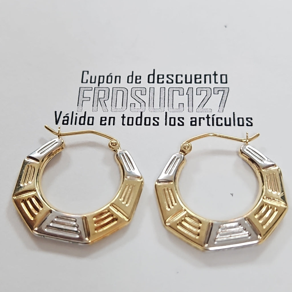 ARRACADAS PAR ORO 10 K 1,20 GRMS (SEMINUEVO)