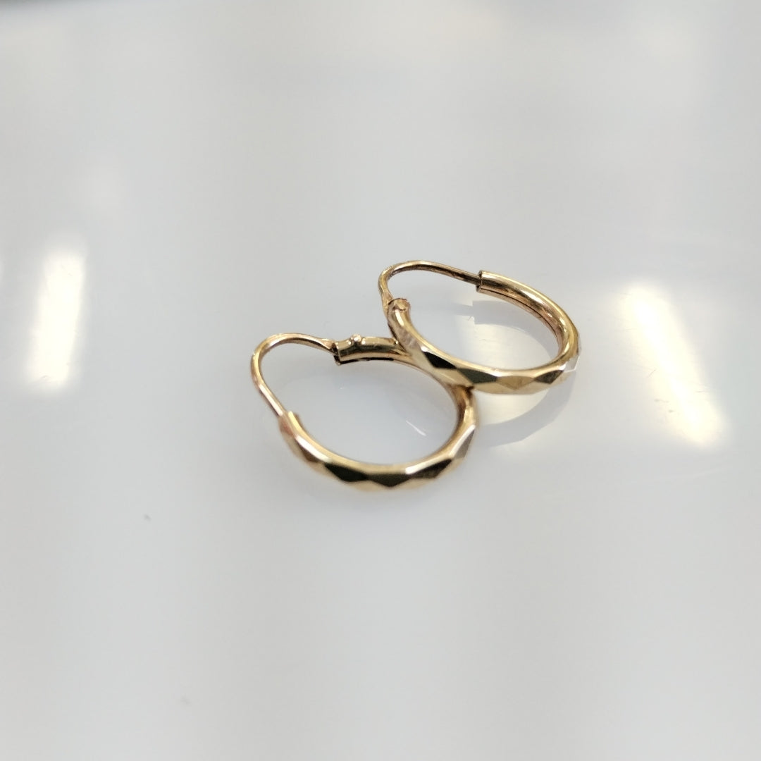 ARRACADAS PAR ORO 10 K 0,70 GRMS (SEMINUEVO)