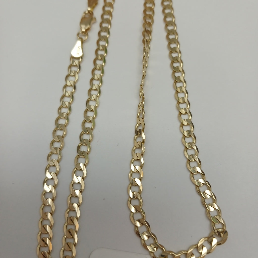CADENA BARBADA 14K 55 CM 12.6 GR (NUEVO)