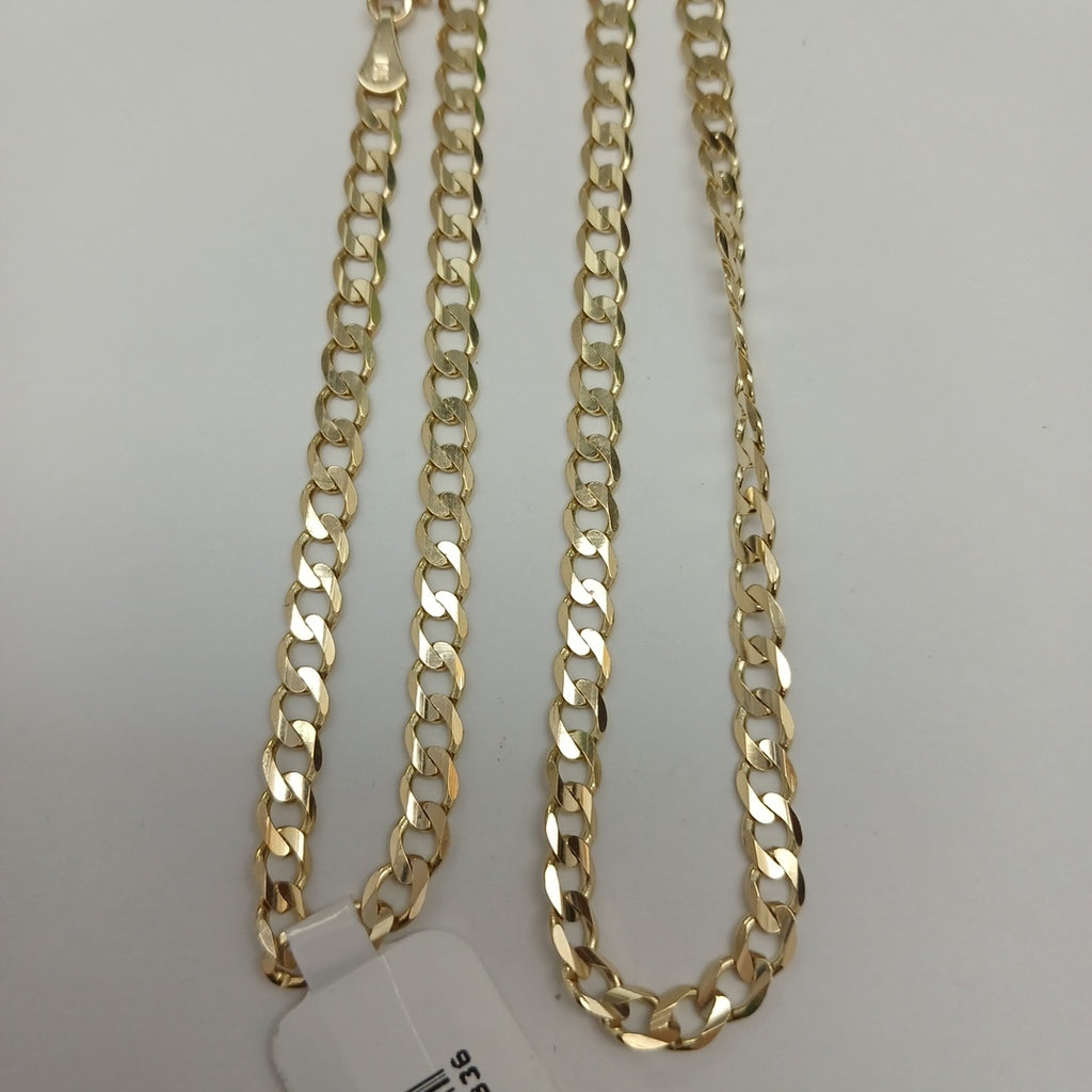 CADENA BARBADA 14K 55 CM 12.6 GR (NUEVO)