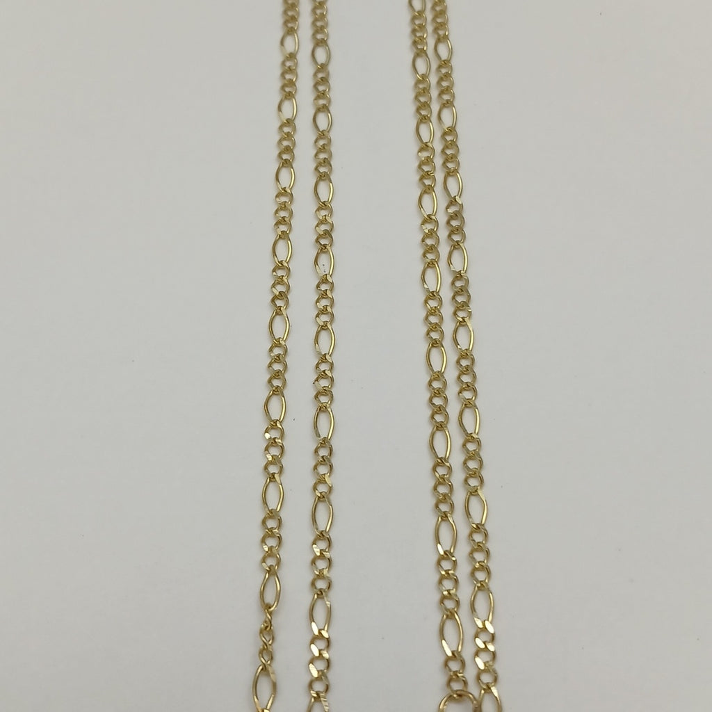 CADENA TEJIDO 3X1 14K 55 CM 2.3 GR (NUEVO)
