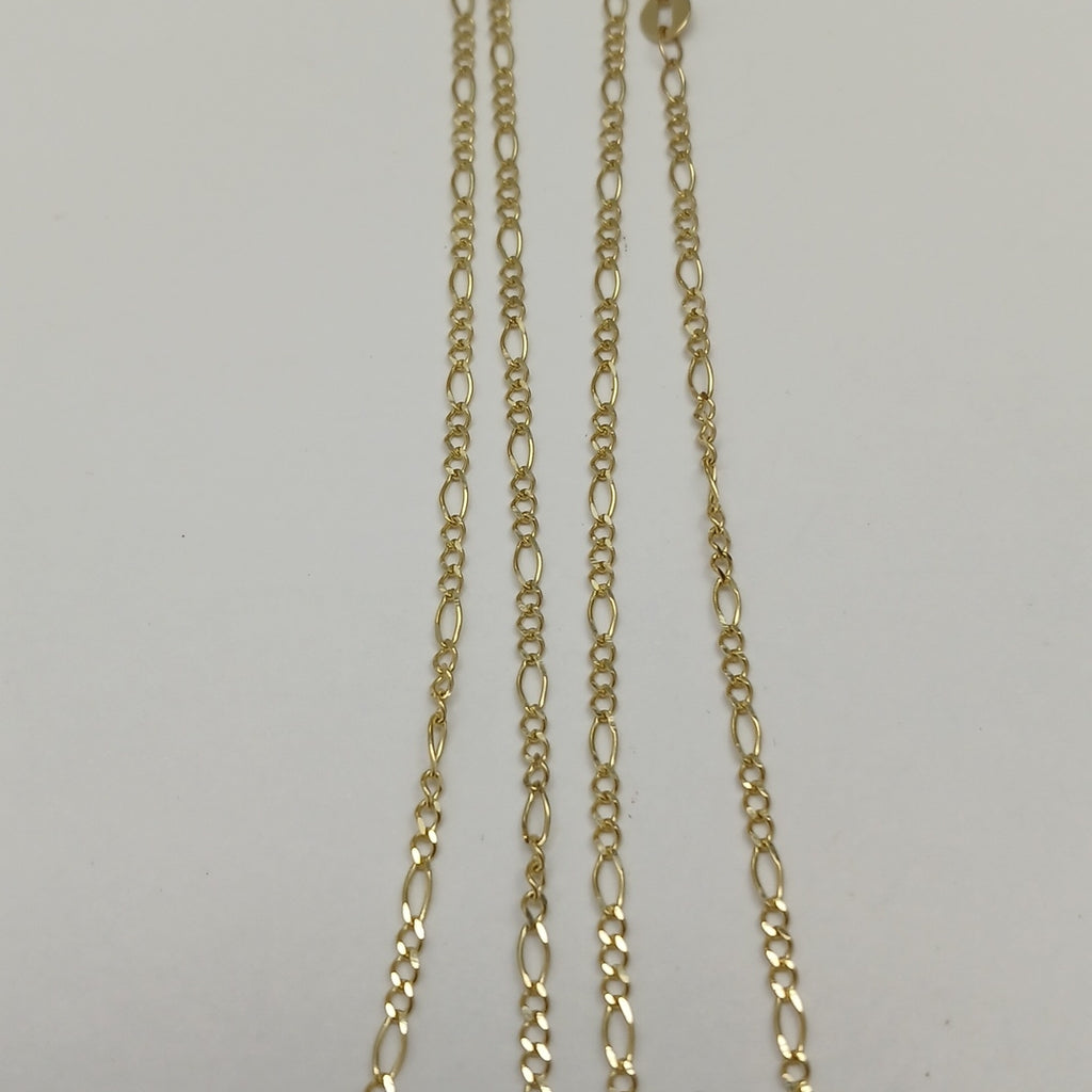 CADENA TEJIDO 3X1 14K 55 CM 2.3 GR (NUEVO)