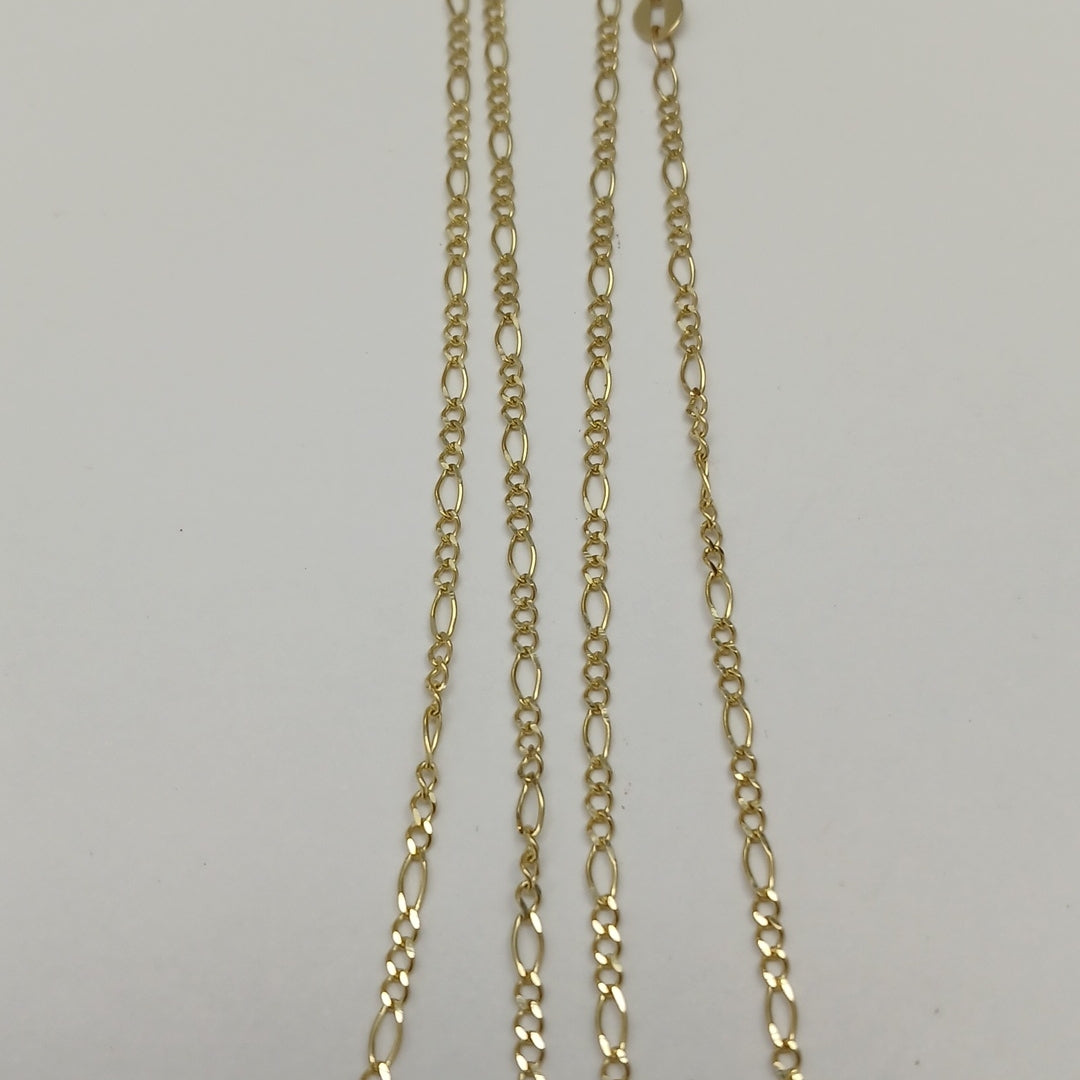CADENA TEJIDO 3X1 14K 55 CM 2.3 GR (NUEVO)