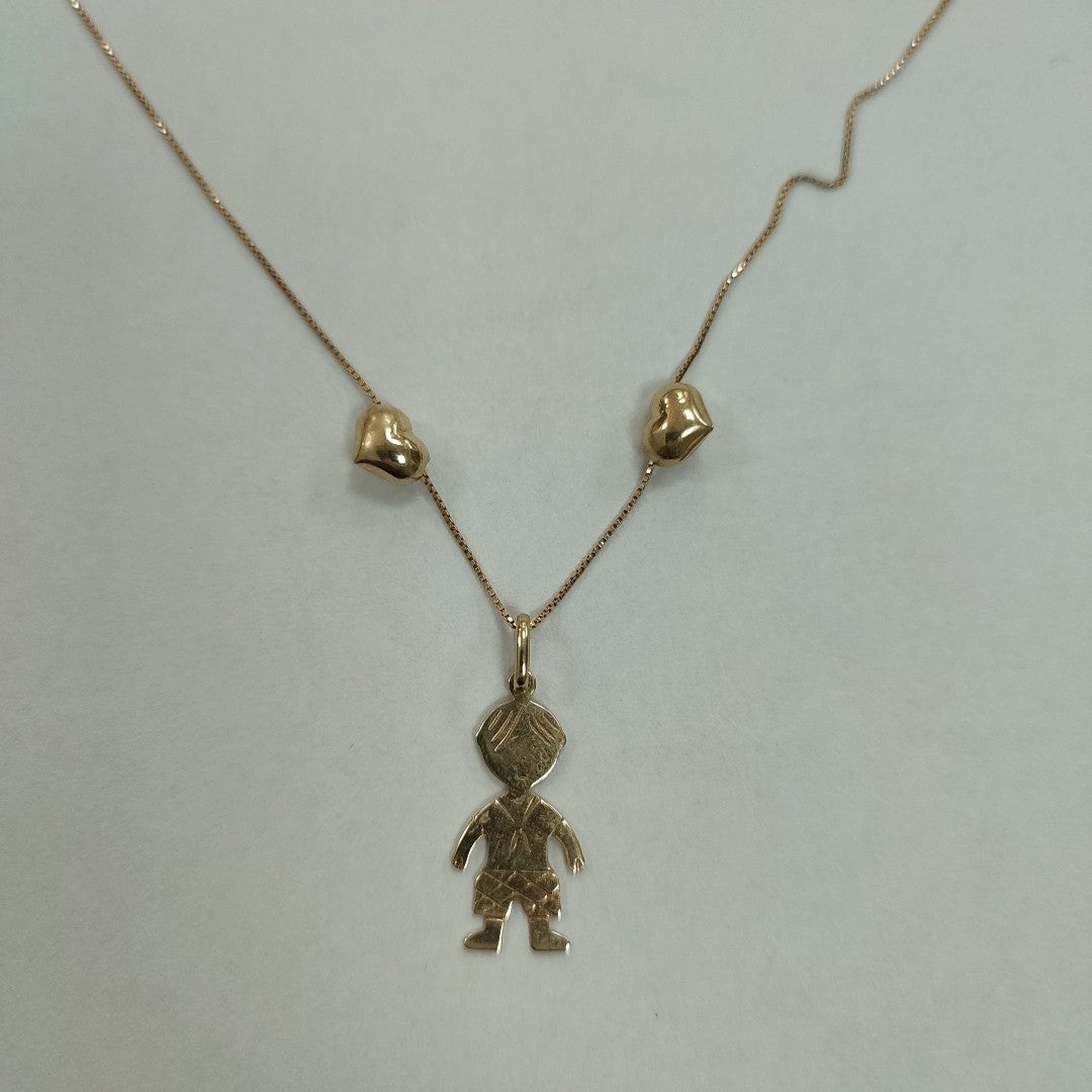 GARGANTILLA ORO 14 K 2.2 GRMS (SEMINUEVO)