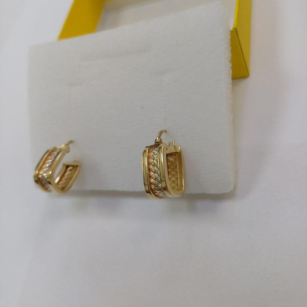 ARRACADAS PAR ORO 14 K 3,30 GRMS (SEMINUEVO)