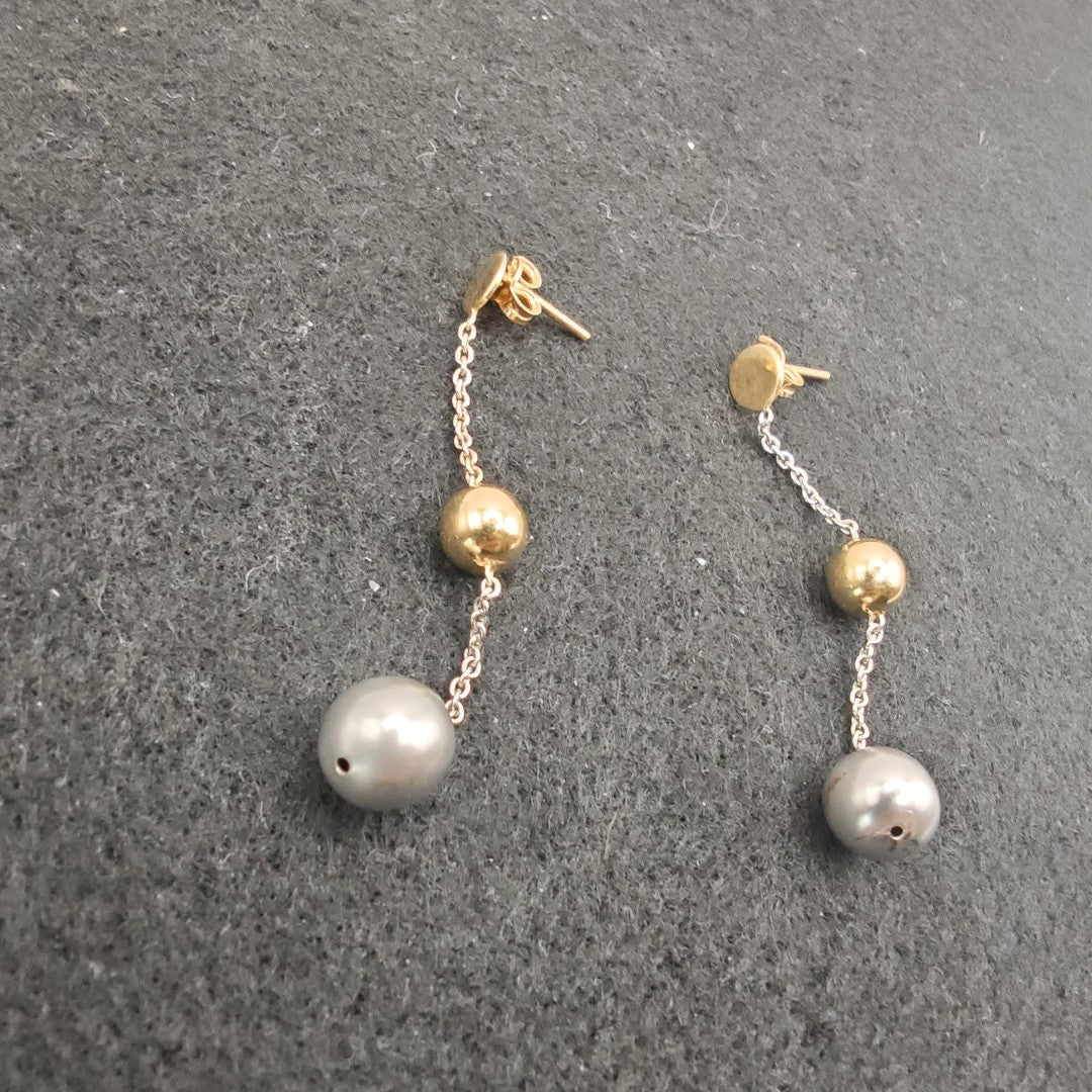 ARETES PAR ORO 14 K 4.5 GRMS (SEMINUEVO)