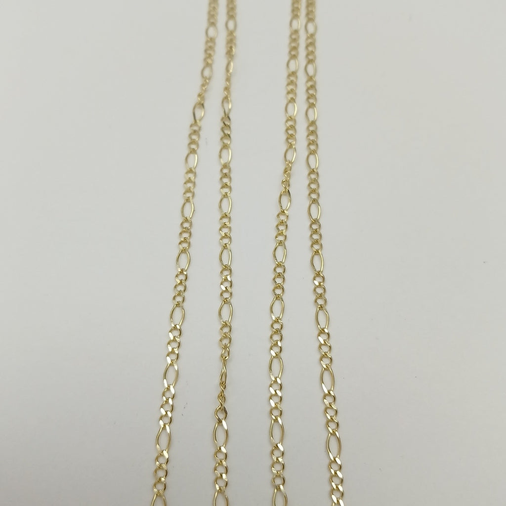 CADENA TEJIDO 3X1 14K 55 CM 2.3 GR (NUEVO)