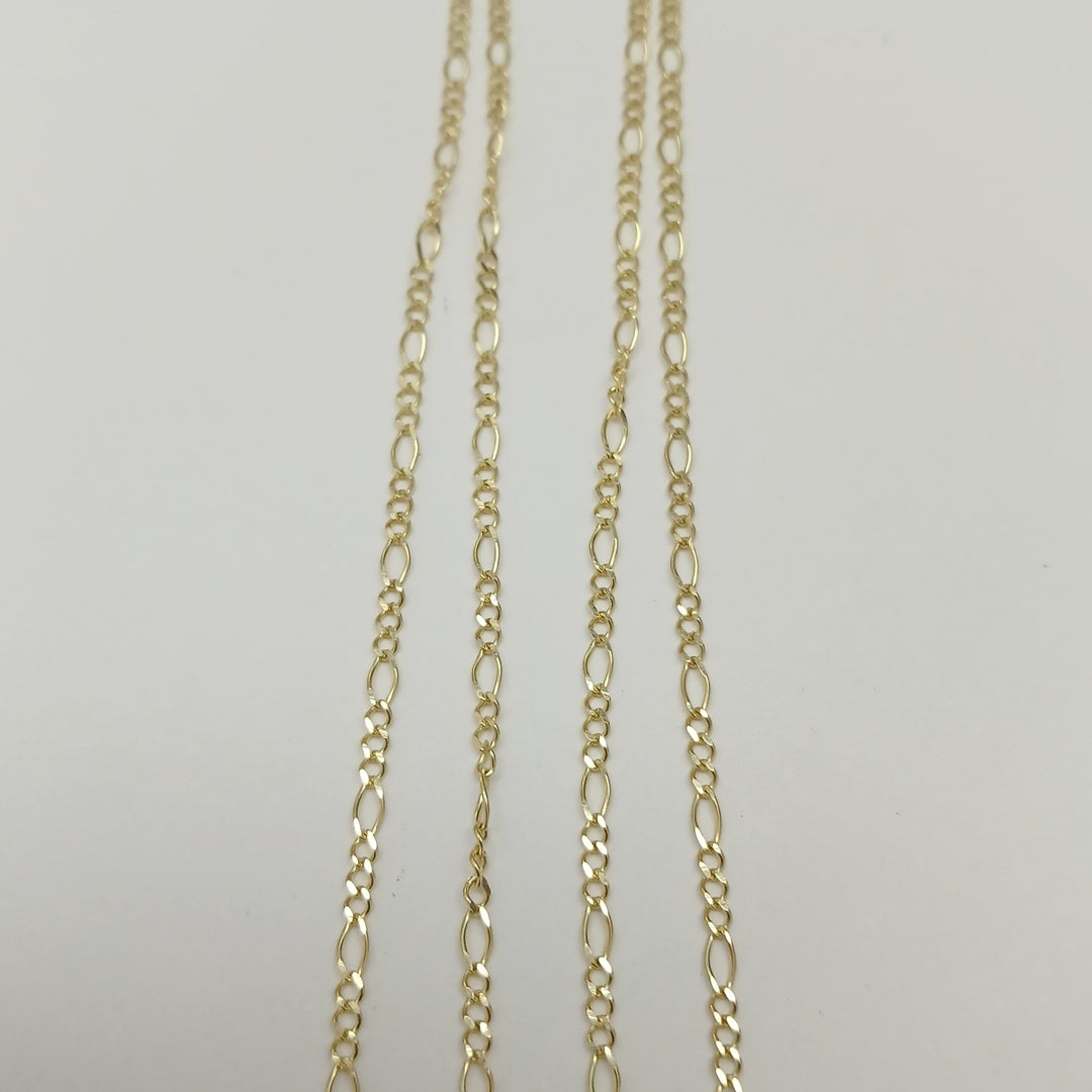 CADENA TEJIDO 3X1 14K 55 CM 2.3 GR (NUEVO)