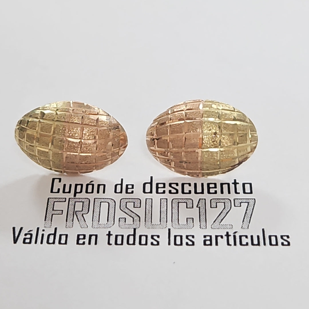 BROQUELES PAR ORO 14 K 1.3 GRMS (SEMINUEVO)