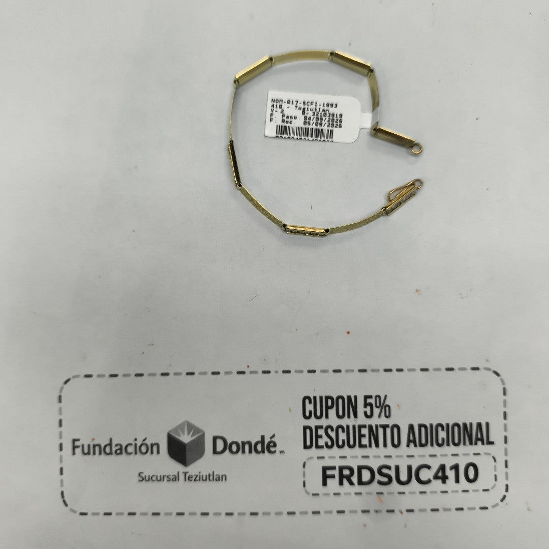 PULSERA ORO 10 K 4.4 GRMS (SEMINUEVO)
