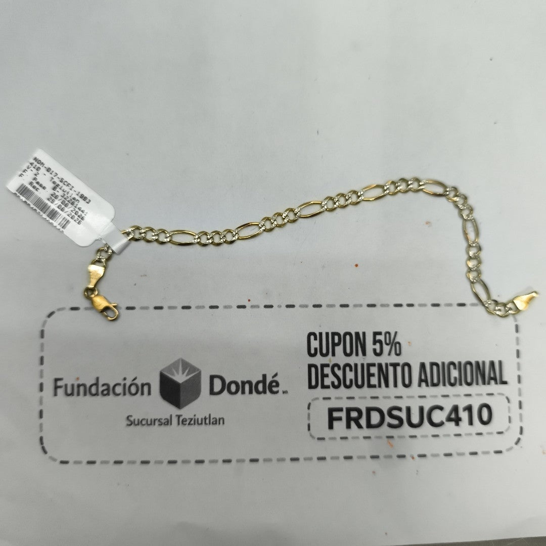 PULSERA ORO 14 K 4.3 GRMS (SEMINUEVO)