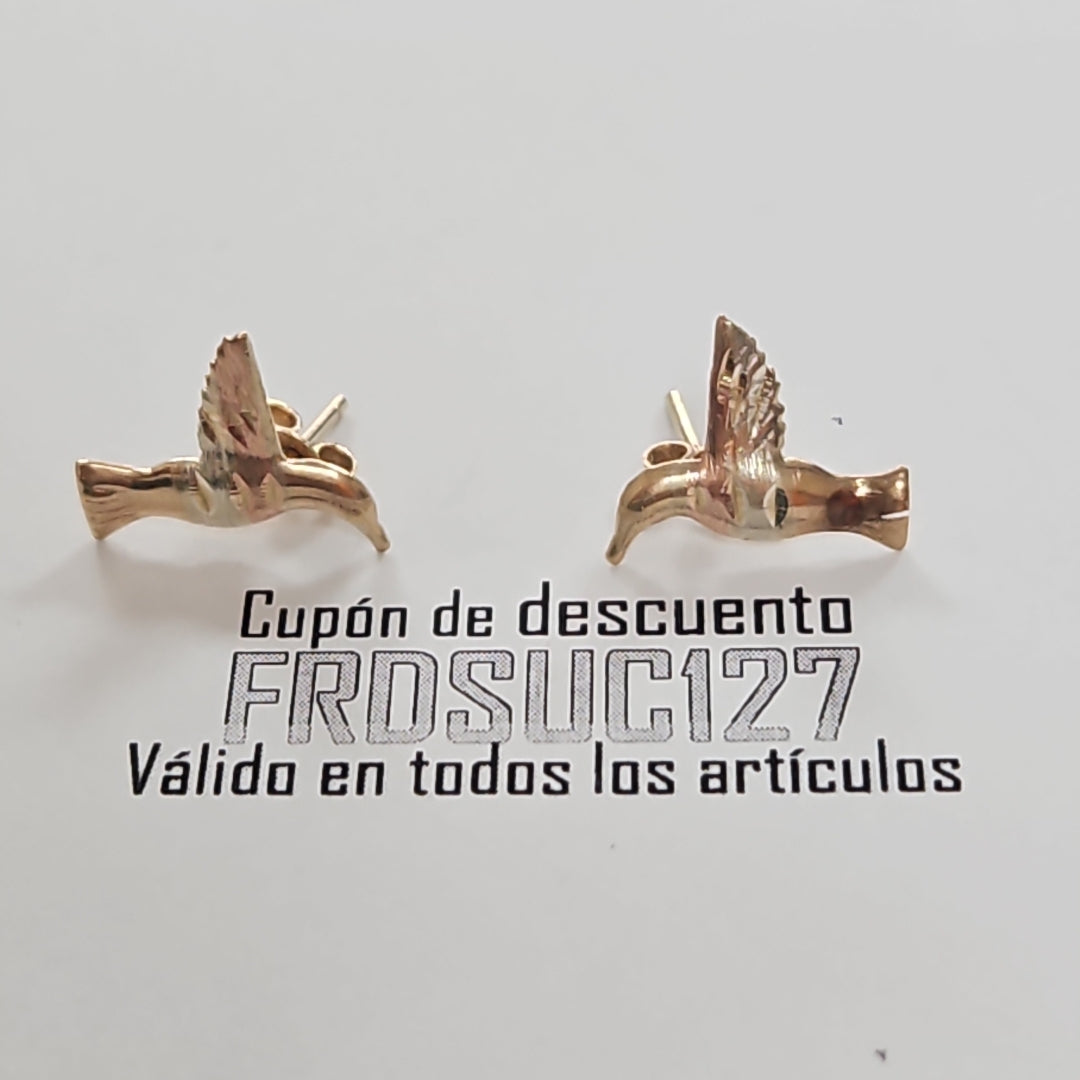 BROQUELES PAR ORO 8 K 0.8 GRMS (SEMINUEVO)