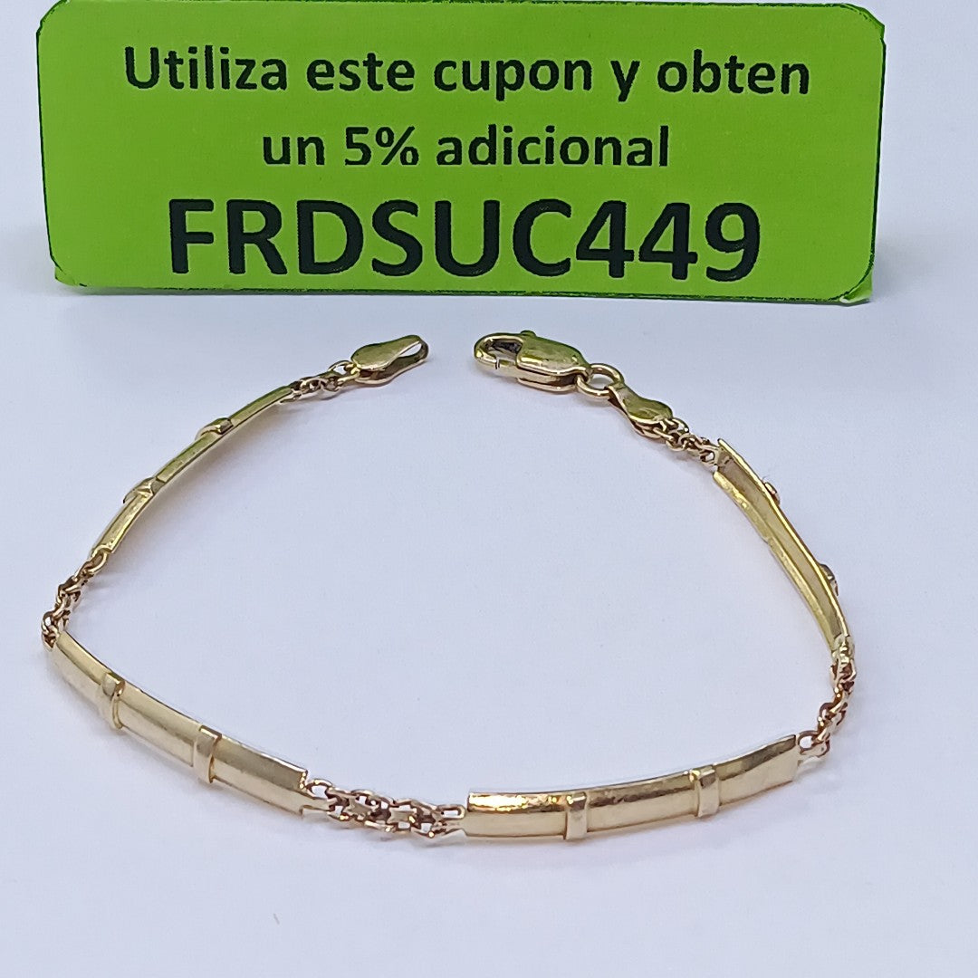 PULSERA ORO 14 K 5.4 GRMS (SEMINUEVO)
