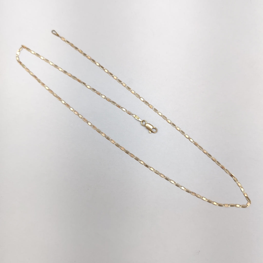 CADENA ORO 14 K 2,30 GRMS (SEMINUEVO)
