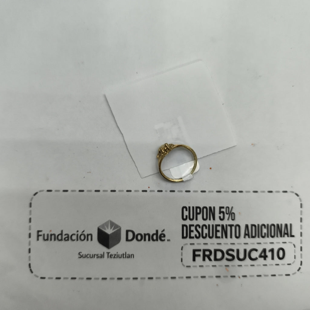 ANILLO ORO 10 K 2,40 GRMS (SEMINUEVO)