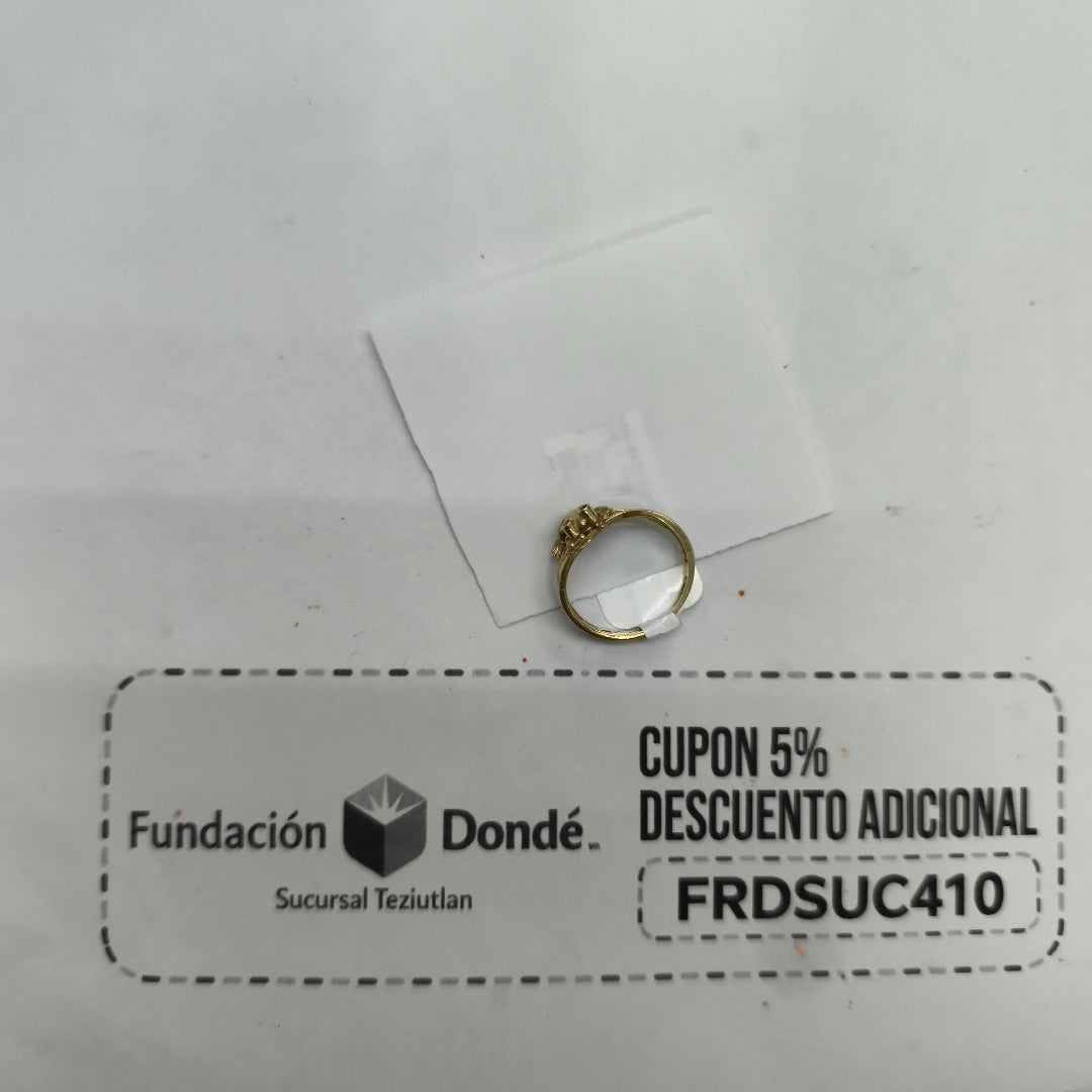 ANILLO ORO 10 K 2,40 GRMS (SEMINUEVO)