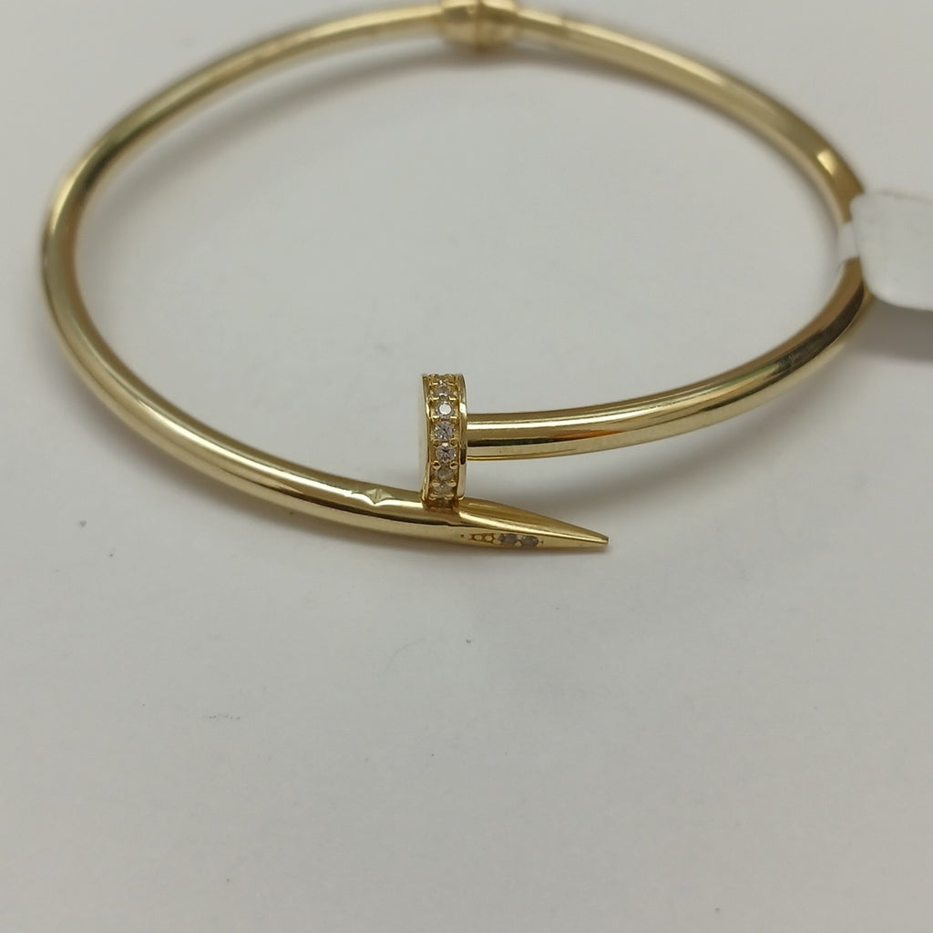 PULSERA FIG CLAVO 10K 18 CM 5.5 GR (NUEVO)