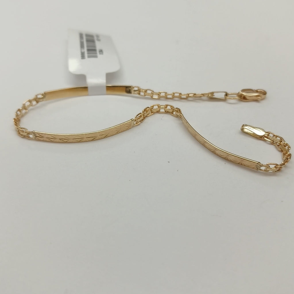 PULSERA ESPECIAL 10K 18 CM 2.5 GR (NUEVO)