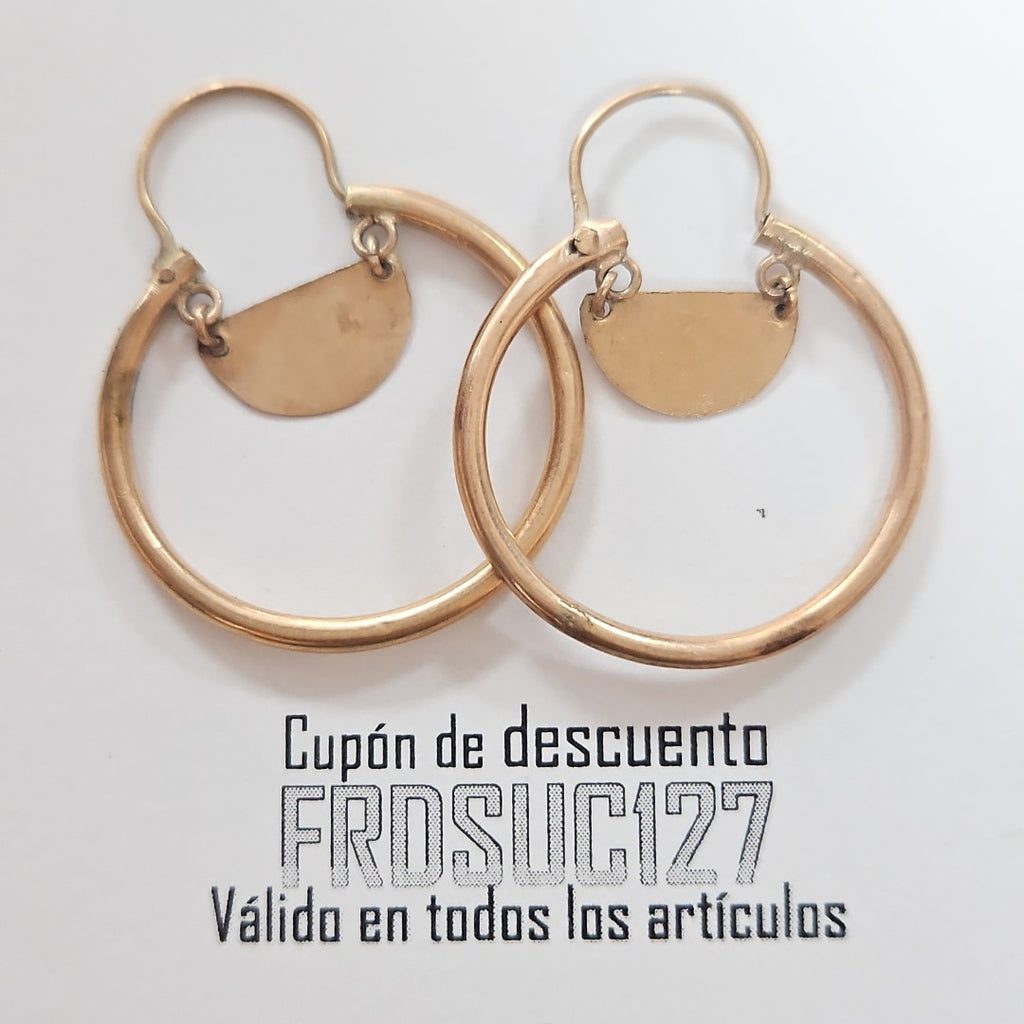 ARRACADAS PAR ORO 10 K 2,30 GRMS (SEMINUEVO)