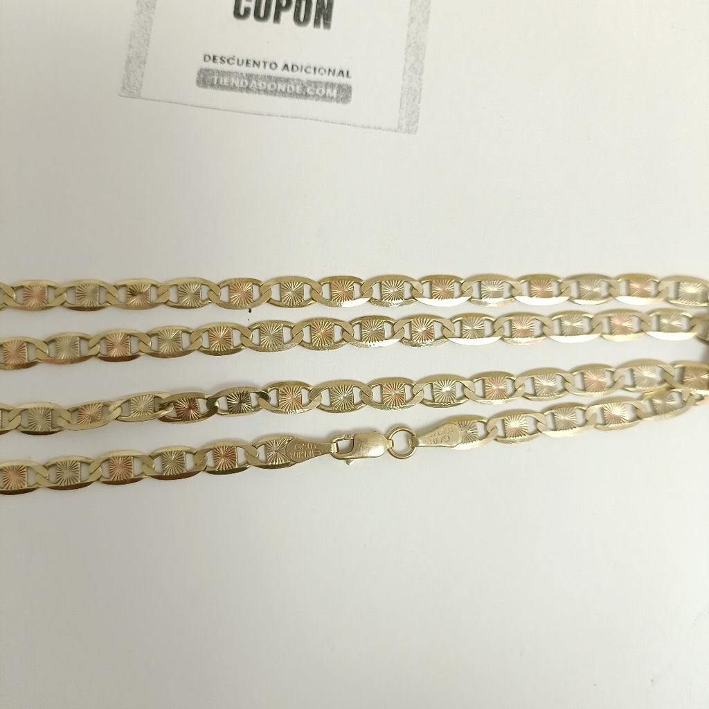CADENA ORO COMBINADO 10 K 16,00 GRMS (SEMINUEVO)
