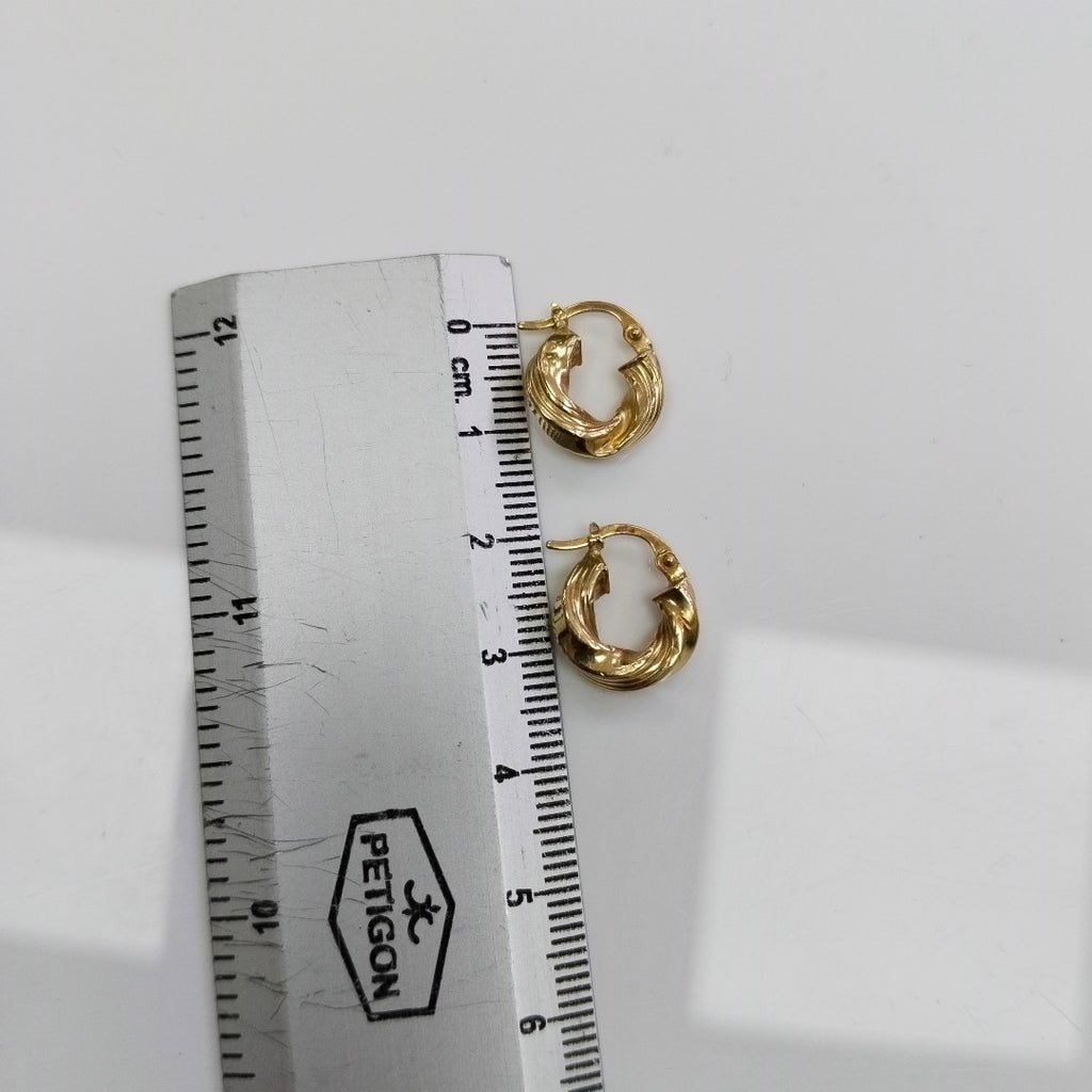 ARRACADAS PAR ORO 14 K 1.1 GRMS (SEMINUEVO)