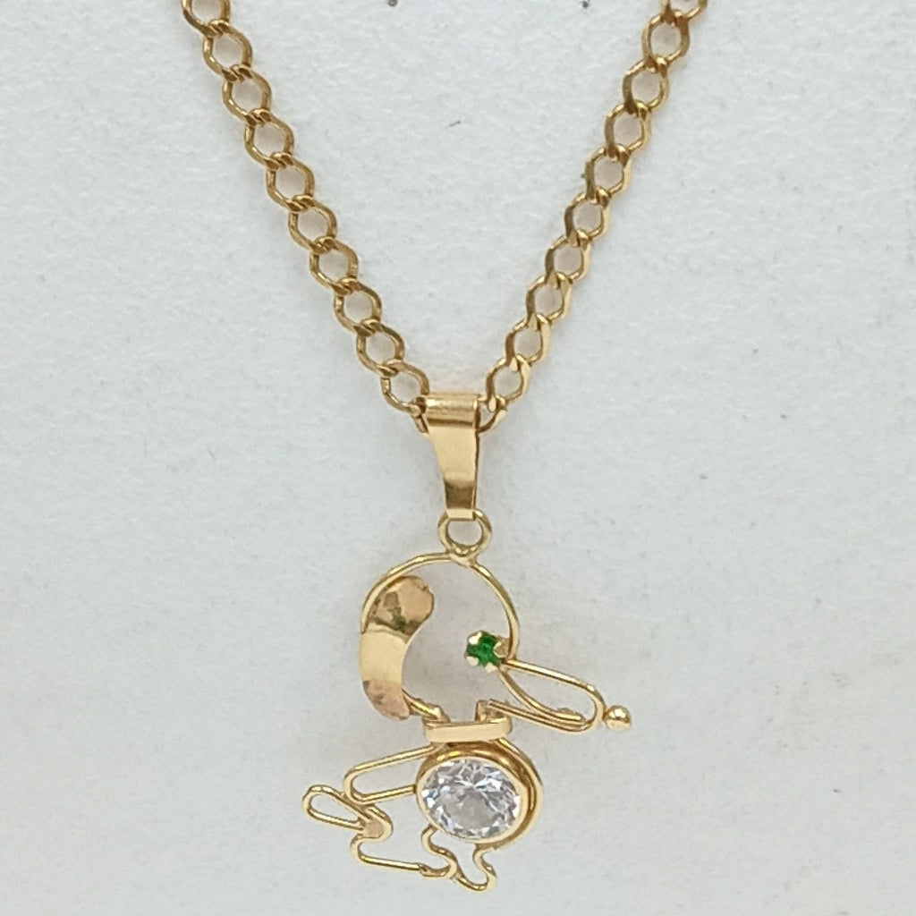 CADENA,DIJE ORO 14 K 4,30 GRMS (SEMINUEVO)