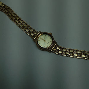 RELOJ CAJA ACERO PULSO ORO ORO 8 K 24.1 GRMS (SEMINUEVO)