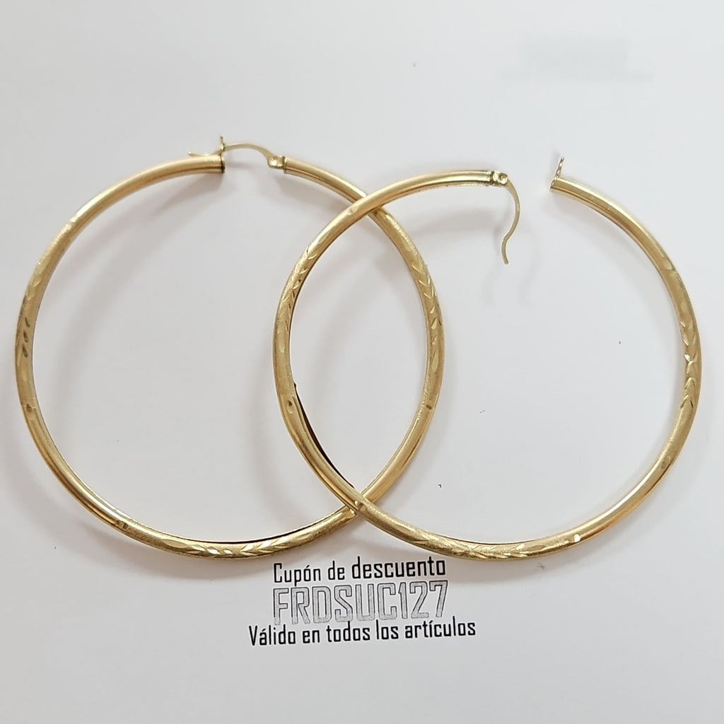 ARRACADAS PAR ORO 14 K 7,70 GRMS (SEMINUEVO)
