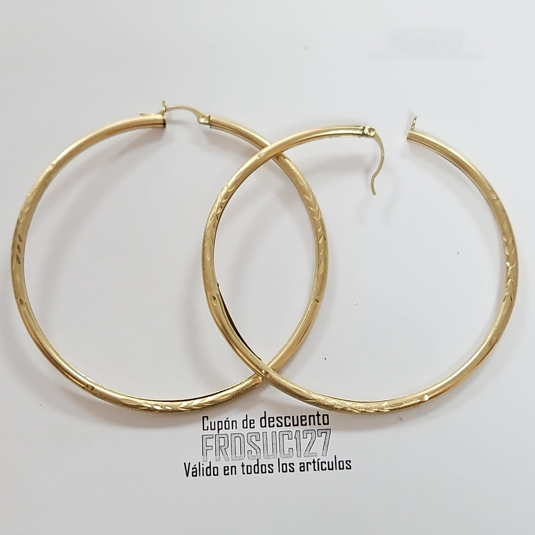 ARRACADAS PAR ORO 14 K 7,70 GRMS (SEMINUEVO)