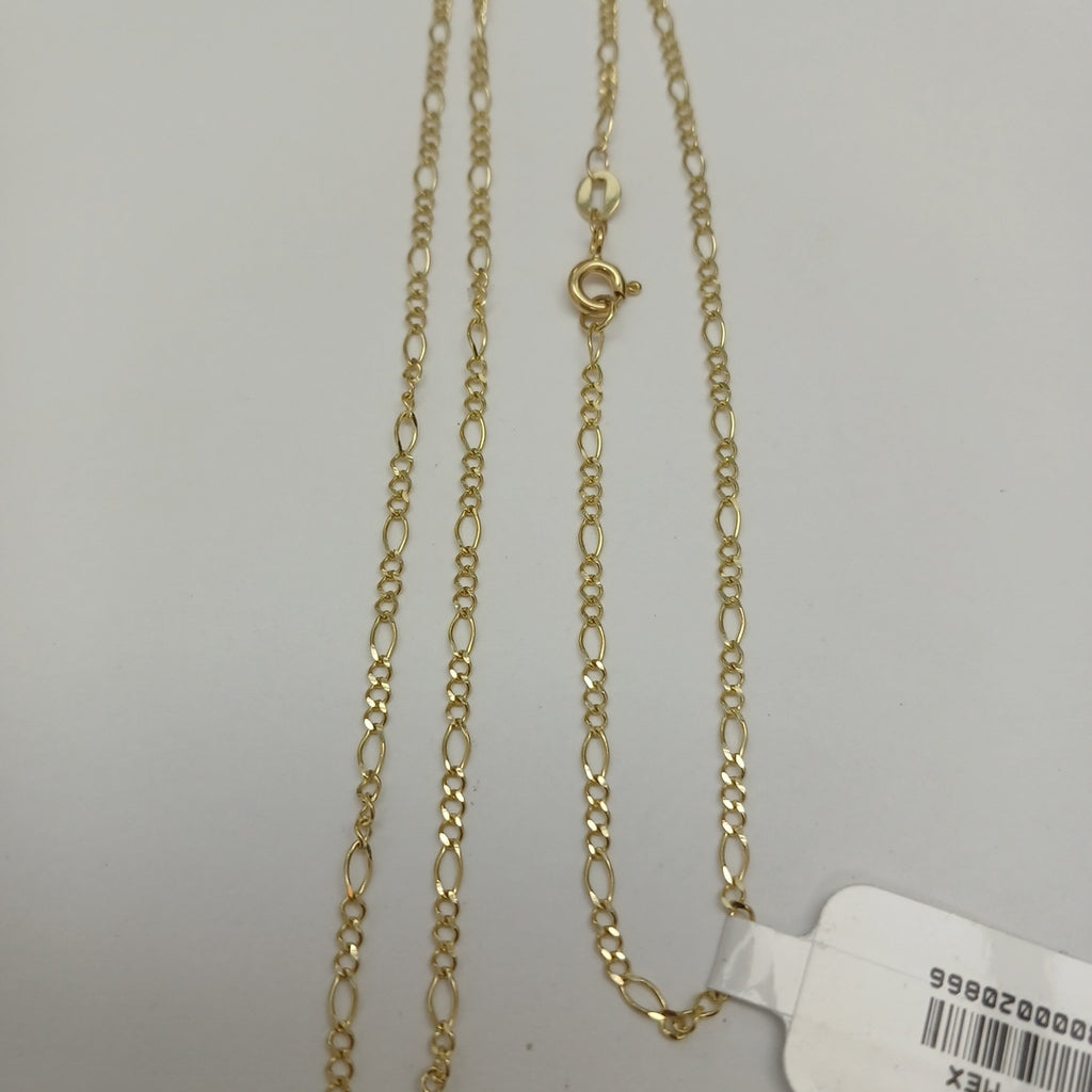 CADENA TEJIDO 3X1 14K 55 CM 2.3 GR (NUEVO)