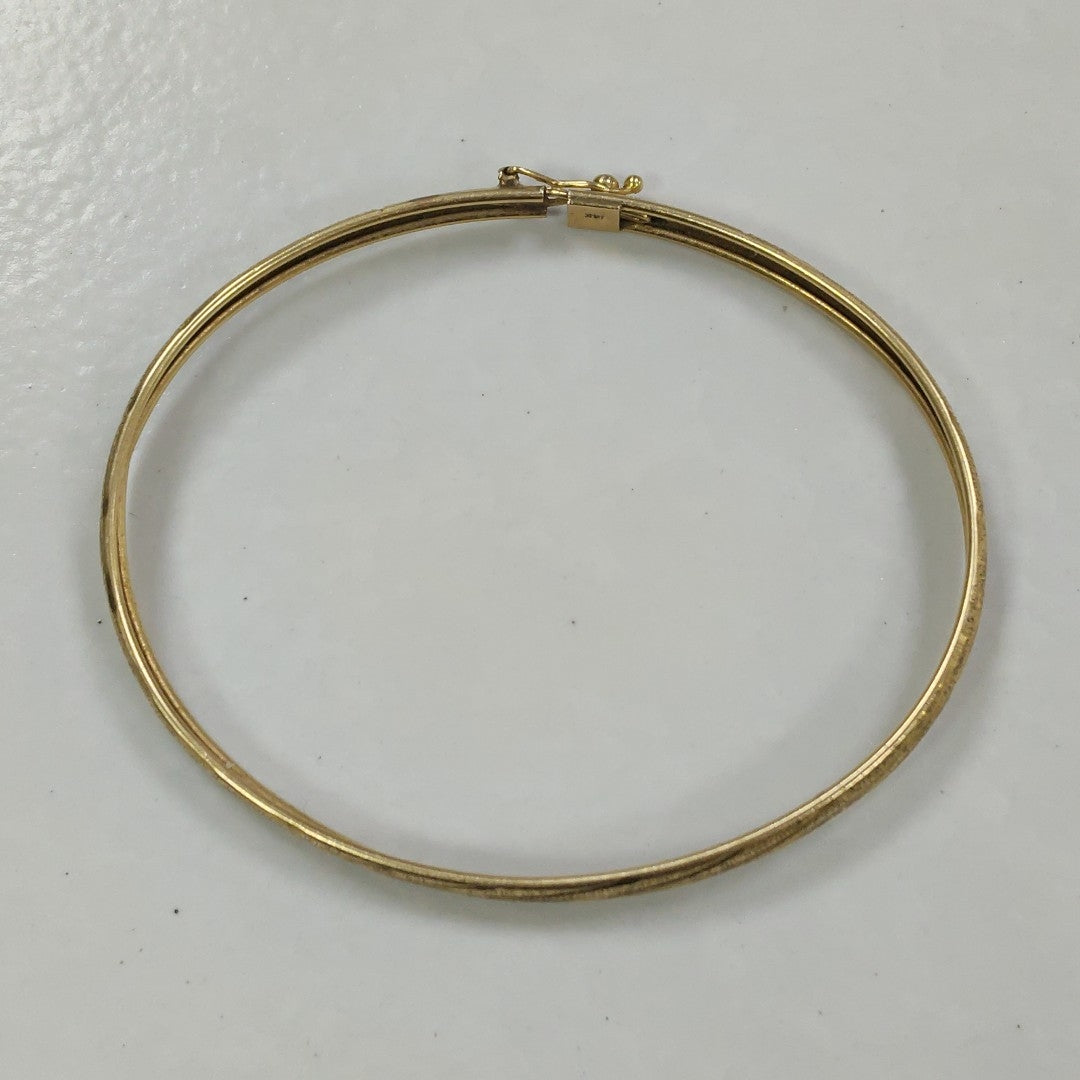 PULSERA RIGIDA ORO 14 K 3,90 GRMS (SEMINUEVO)
