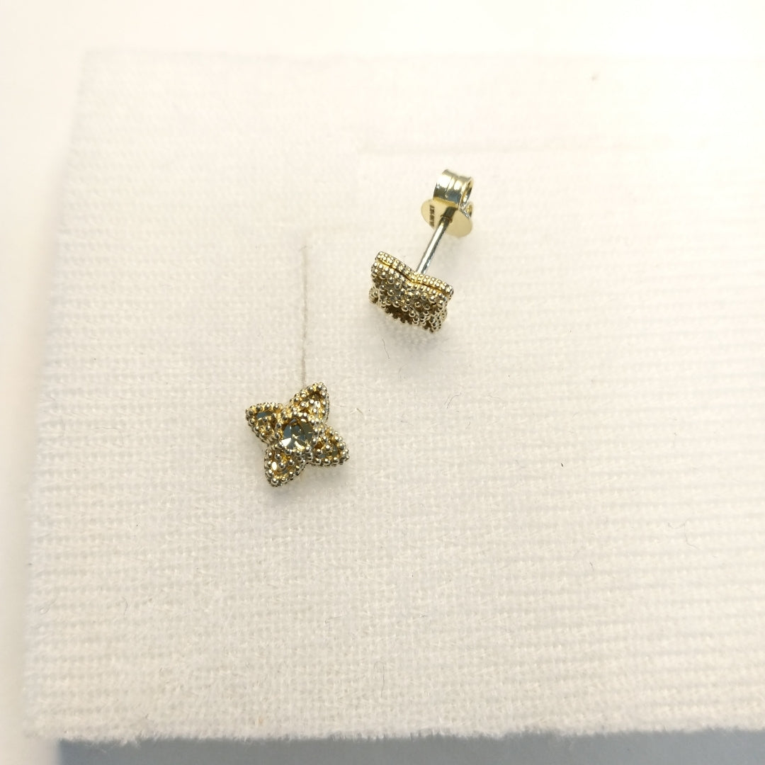 BROQUELES ORO 14K 1.5 (NUEVO)