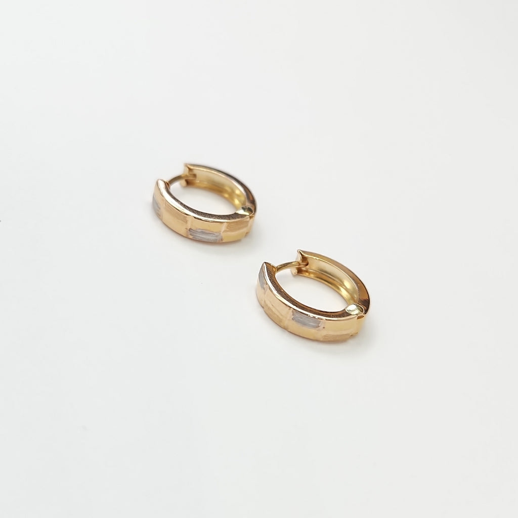ARRACADAS PAR ORO 14 K 1.2 GRMS (SEMINUEVO)