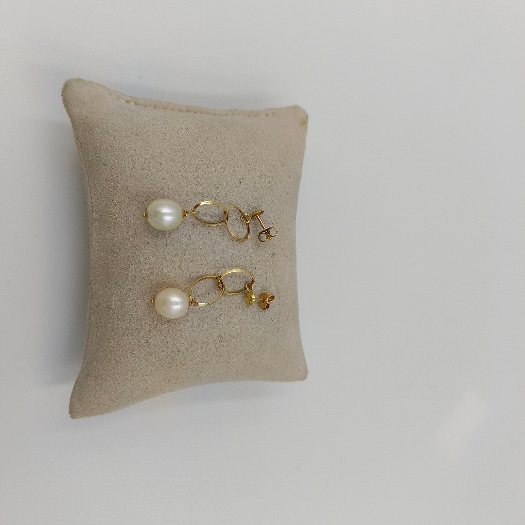 BROQUELES PAR ORO 14 K 2,50 GRMS (SEMINUEVO)