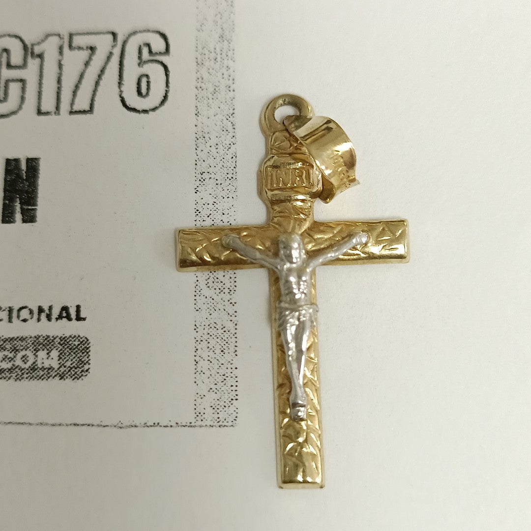 CRISTO ORO COMBINADO 10 K 0.8 GRMS (SEMINUEVO)