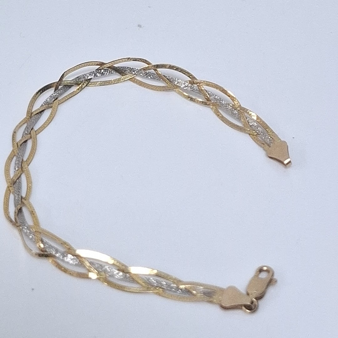 PULSERA ORO,RODIADO 14 K 2,70 GRMS (SEMINUEVO)