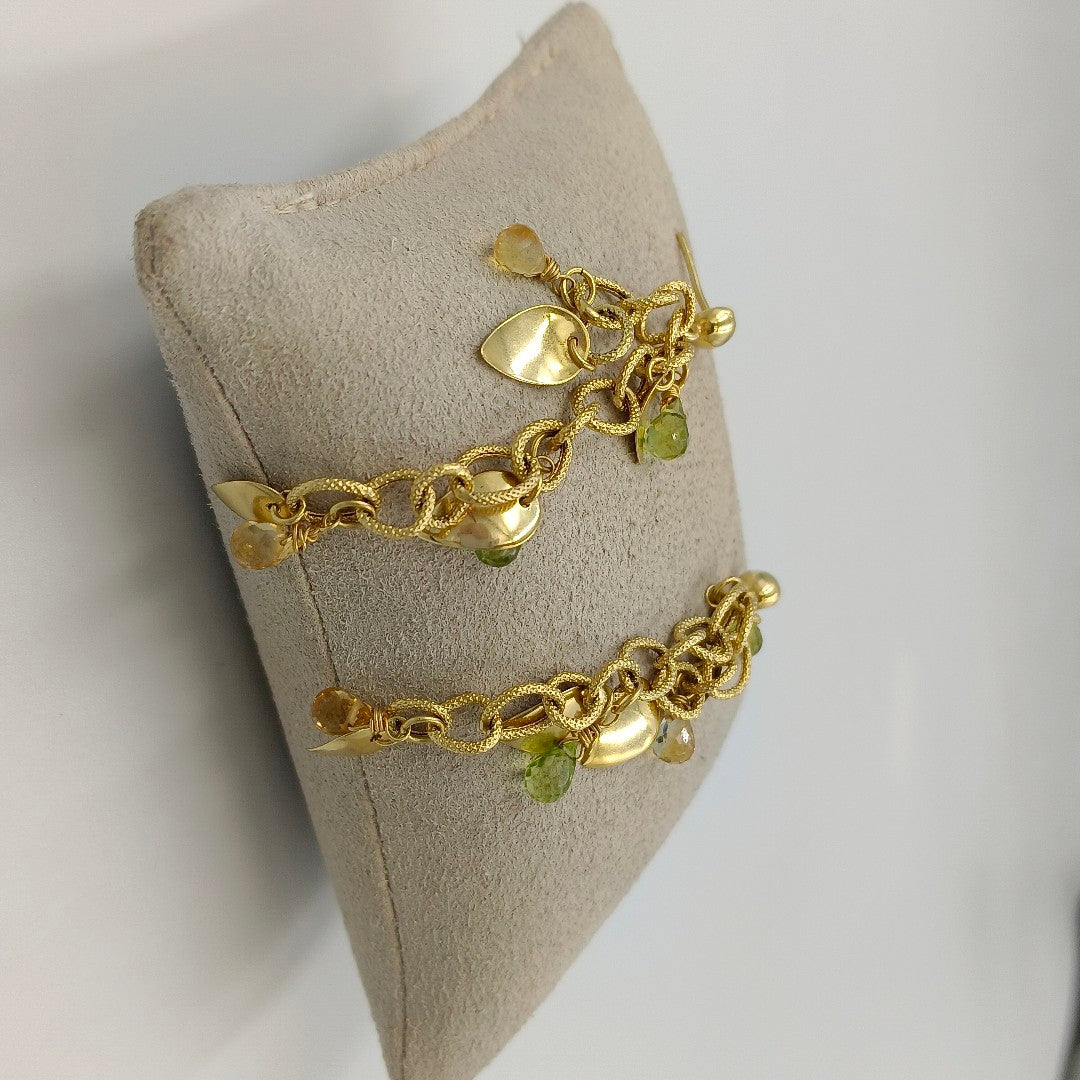 BROQUELES PAR ORO 14 K 5,80 GRMS (SEMINUEVO)