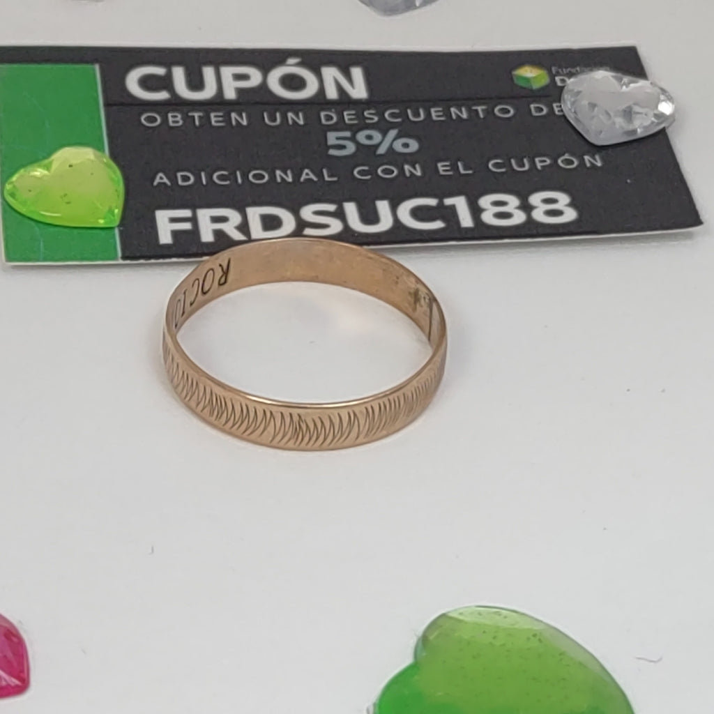 ARGOLLA ORO 8 K 2.1 GRMS (SEMINUEVO)