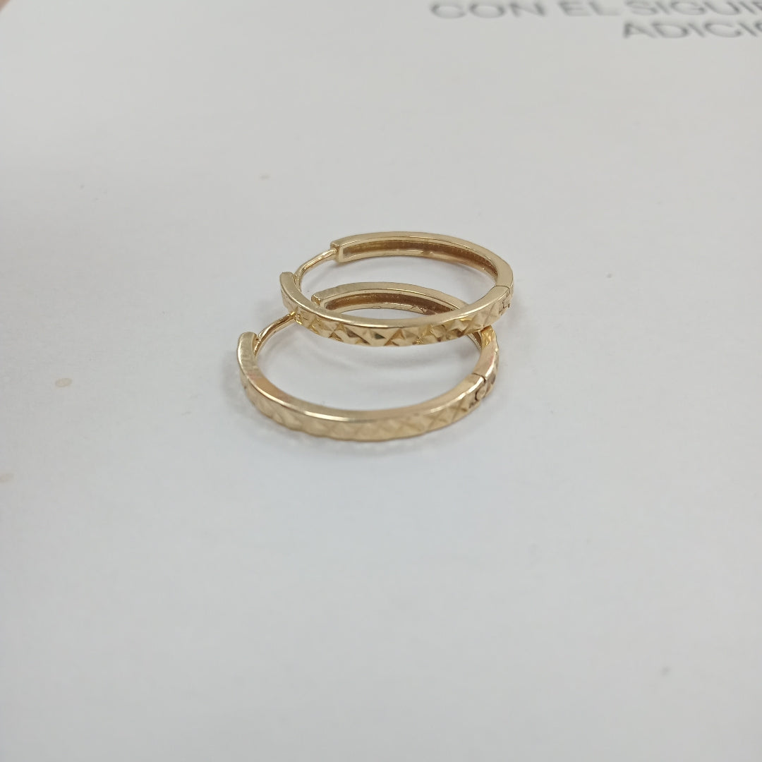 ARRACADAS PAR ORO 14 K 1,70 GRMS (SEMINUEVO)