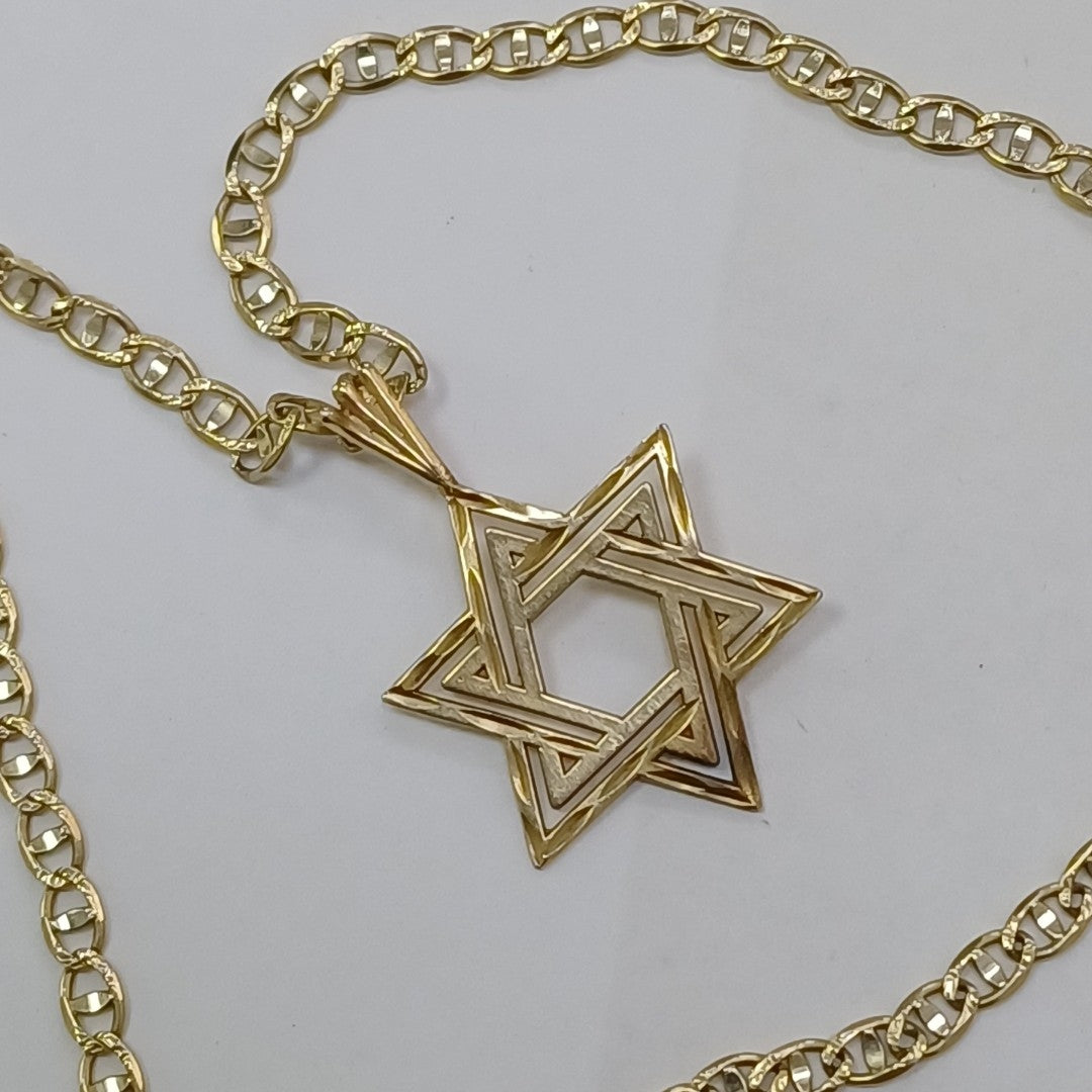 CADENA, DIJE ORO 14 K 6.5 GRMS (SEMINUEVO)