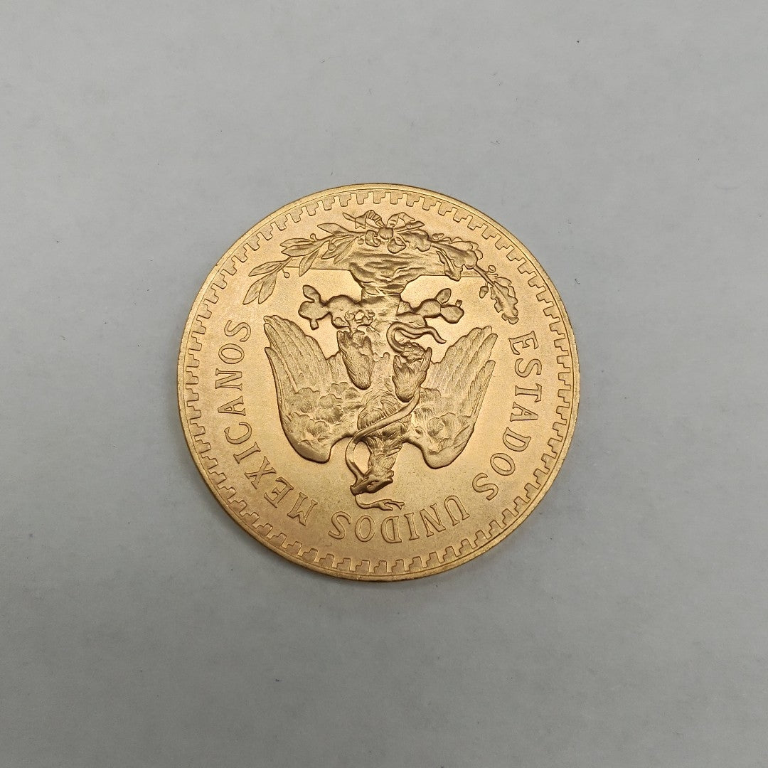 K1 41.6 GRMS 21 K IDENTIFICACIÓN MONEDA NOMINATIVA MONEDAS PESOS 50 PESOS (SEMINUEVO)