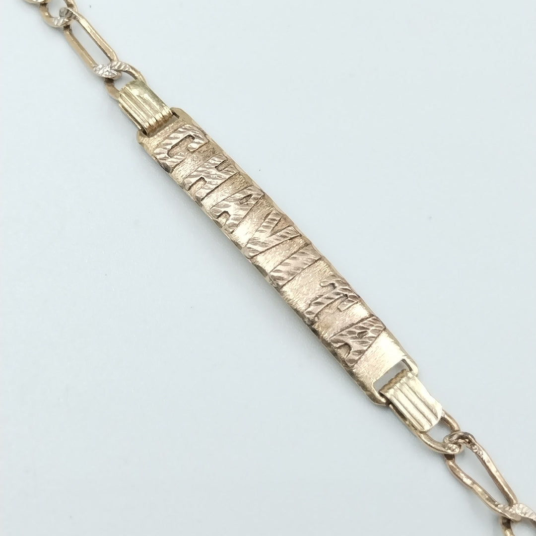 ESCLAVA ORO, RODIADO 14 K 5.3 GRMS (SEMINUEVO)
