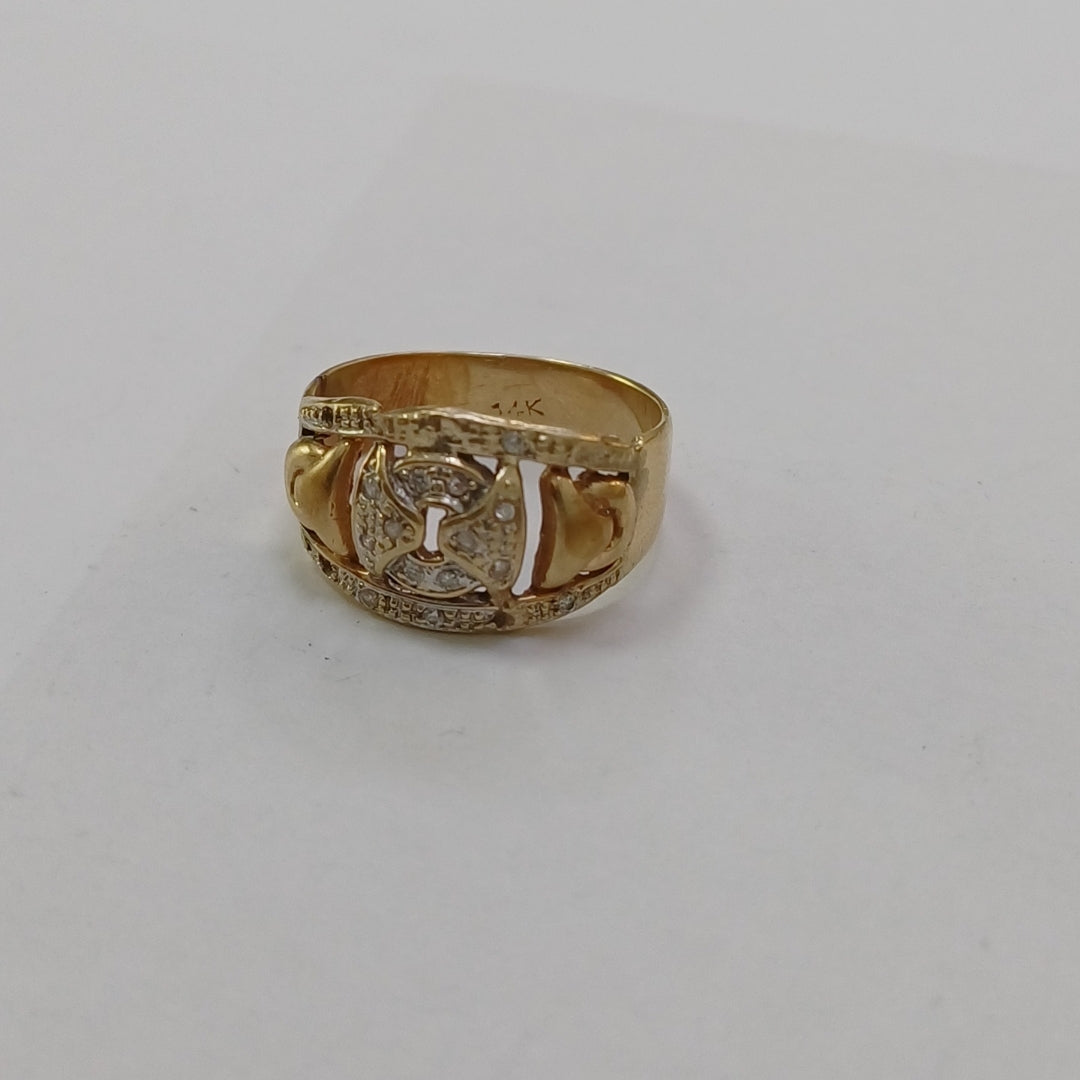 ANILLO ORO 14 K 5.5 GRMS (SEMINUEVO)
